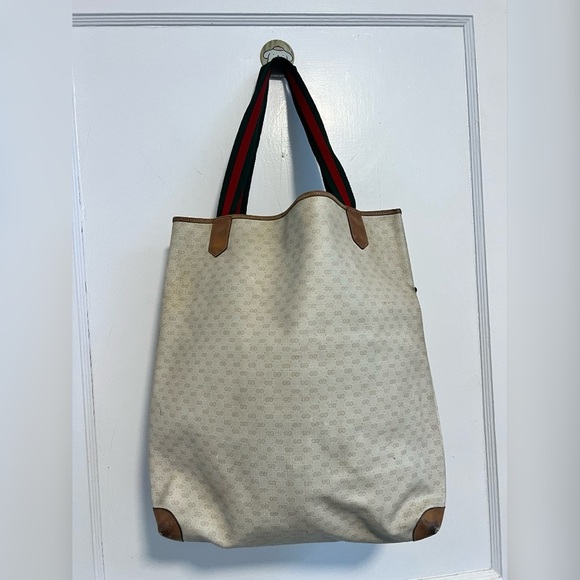 Gucci Vintage Supreme GG Web
Shopper Tote Bag $998 - Picture 3 of 11